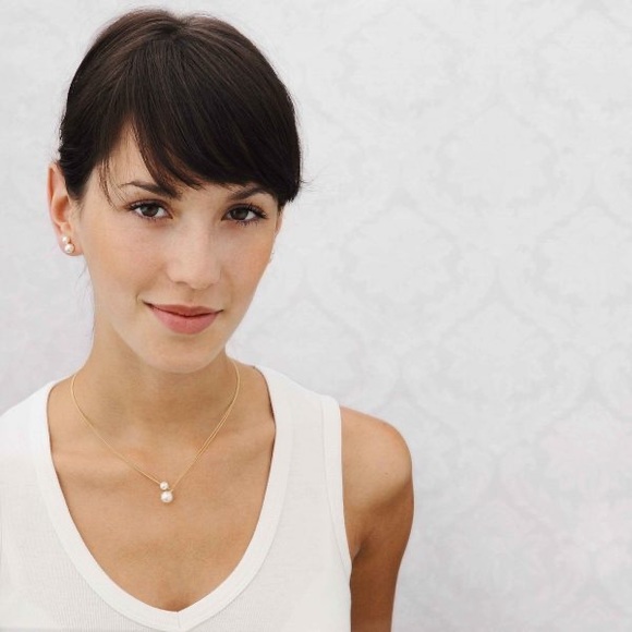 Duo Freshwater Pearl Necklace - Picture 3 of 7